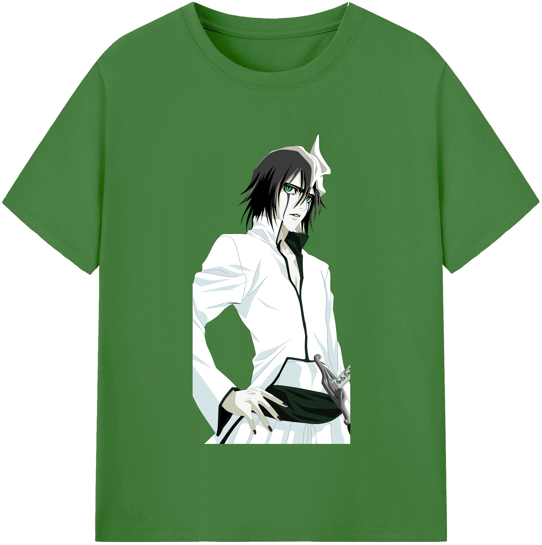 （画像用） ブリーチ ウルキオラ·シファー BLEACH Ulquiorra cifer レディースカジュアルプリントTシャツ（綿100％）
